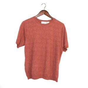 Alfred Dunner Salmon Pink Sweater Top